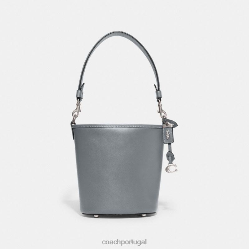 Coach mulheres bolsa bucket dakota 16 lh/cinza azul 6B20P274