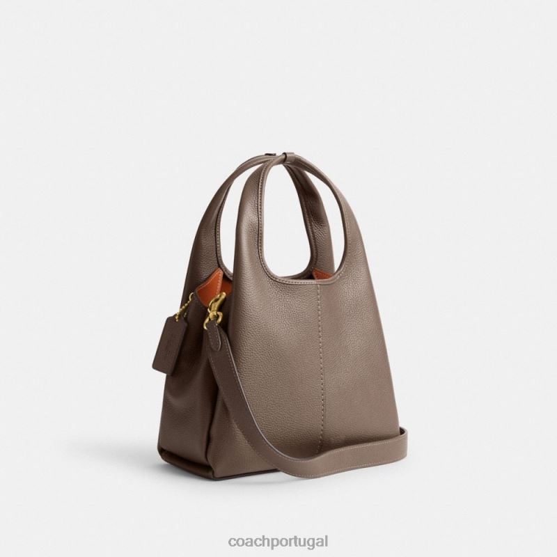 Coach mulheres bolsa de ombro lana 23 b4/pedra escura 6B20P278