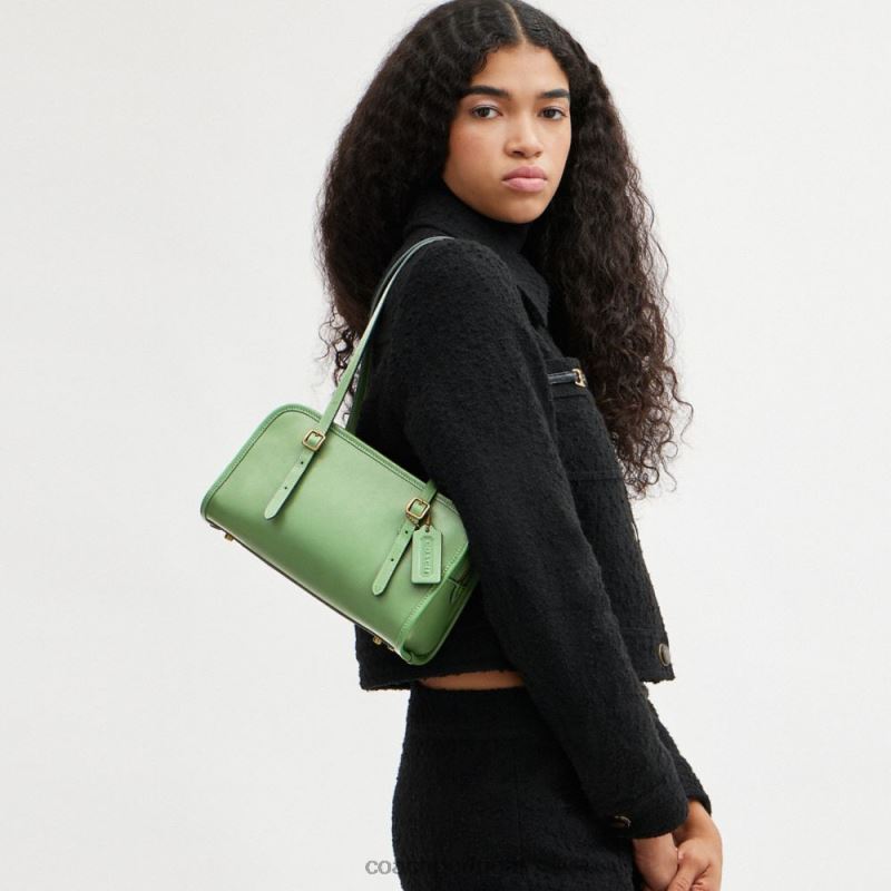 Coach mulheres zíper oscilante lh/pistache claro 6B20P271