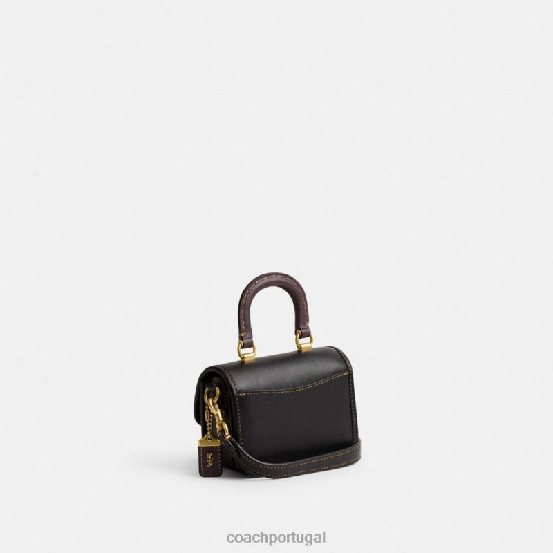Coach mulheres alça superior desonesta 12 em colorblock b4/preto multi 6B20P91