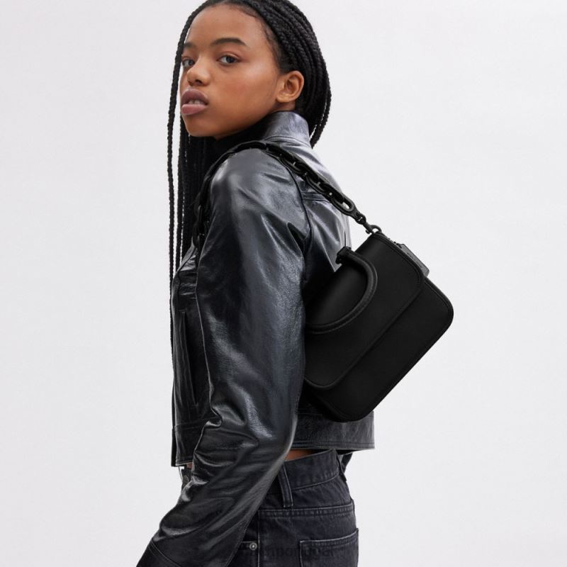 Coach mulheres alça superior desonesta mw/preto 6B20P75
