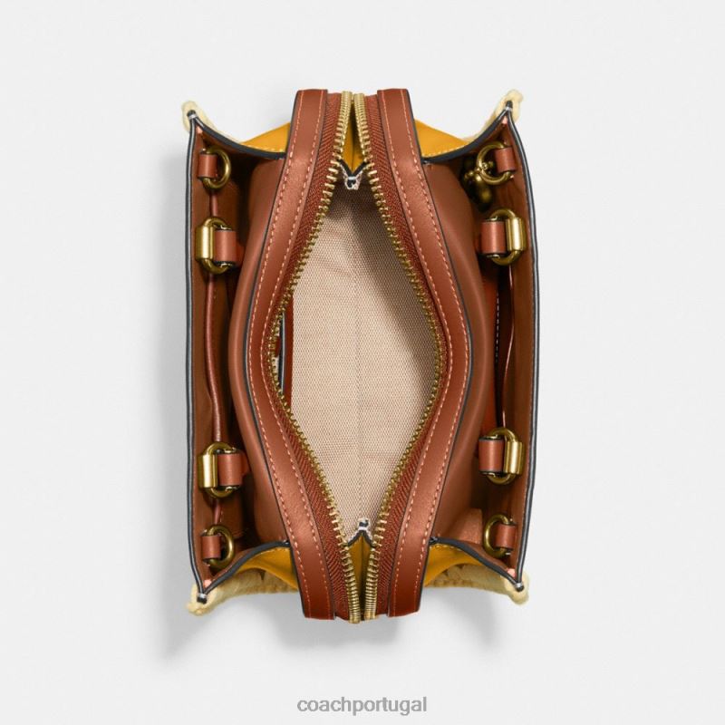 Coach mulheres ladino 20 com crochê b4/botão de ouro 6B20P78