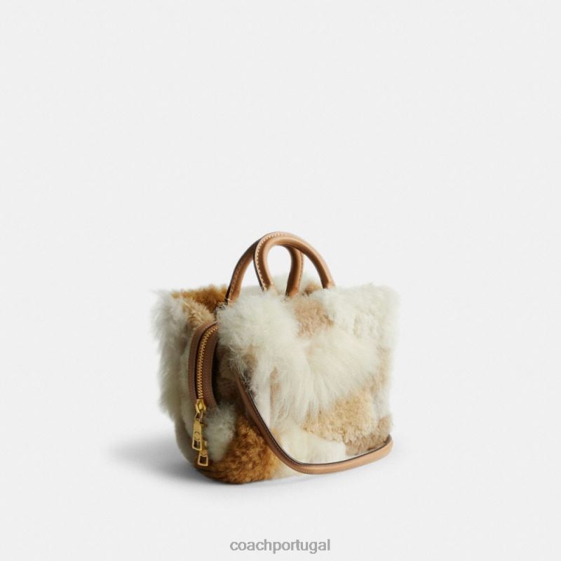 Coach mulheres ladino 20 com retalhos b4/multinatural 6B20P87