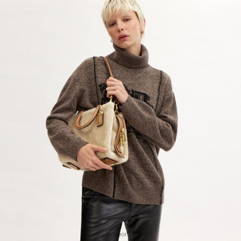 Coach mulheres ladino 25 b4/bege 6B20P86