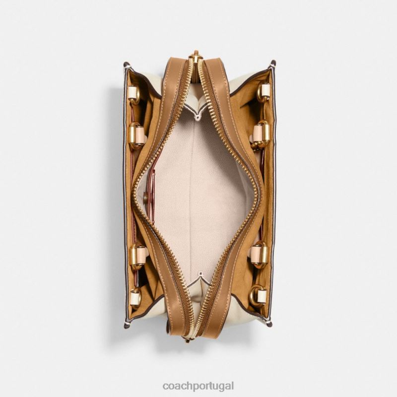 Coach mulheres rogue 25 em jacquard têxtil exclusivo b4/giz marfim multi 6B20P79