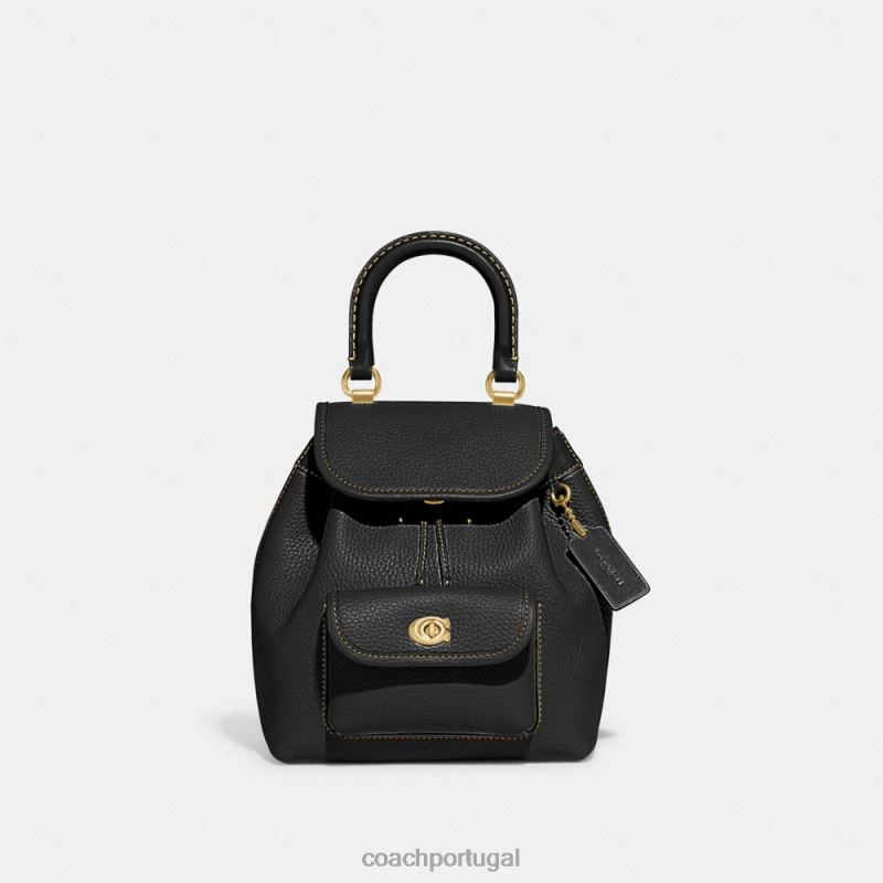 Coach mulheres mochila riya 21 b4/preto 6B20P60