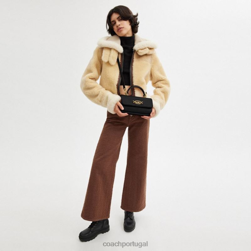 Coach mulheres alça superior harlow b4/preto 6B20P226