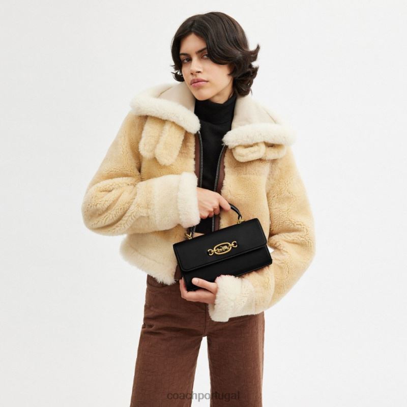 Coach mulheres alça superior harlow b4/preto 6B20P226