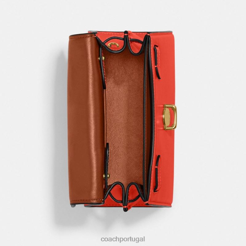 Coach mulheres alça superior sammy 21 b4/laranja sol 6B20P250