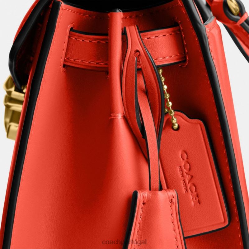 Coach mulheres alça superior sammy 21 b4/laranja sol 6B20P250