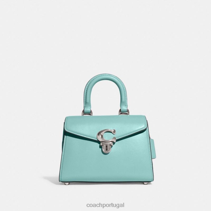 Coach mulheres alça superior sammy 21 lh/azul desbotado 6B20P251