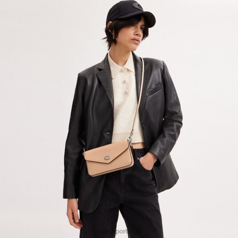 Coach mulheres bolsa crossbody wyn lh/buff 6B20P214