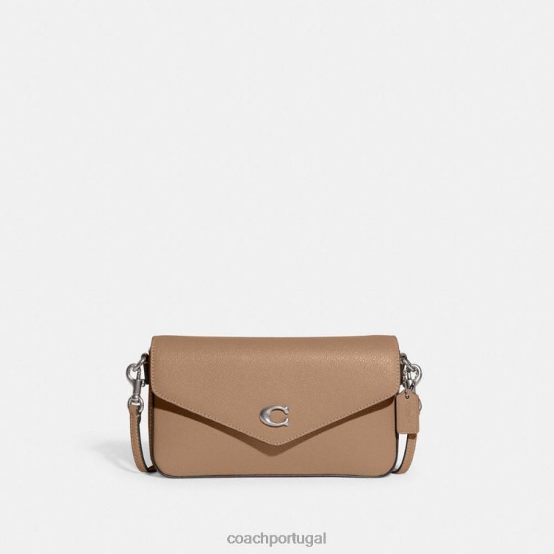Coach mulheres bolsa crossbody wyn lh/cinza 6B20P254