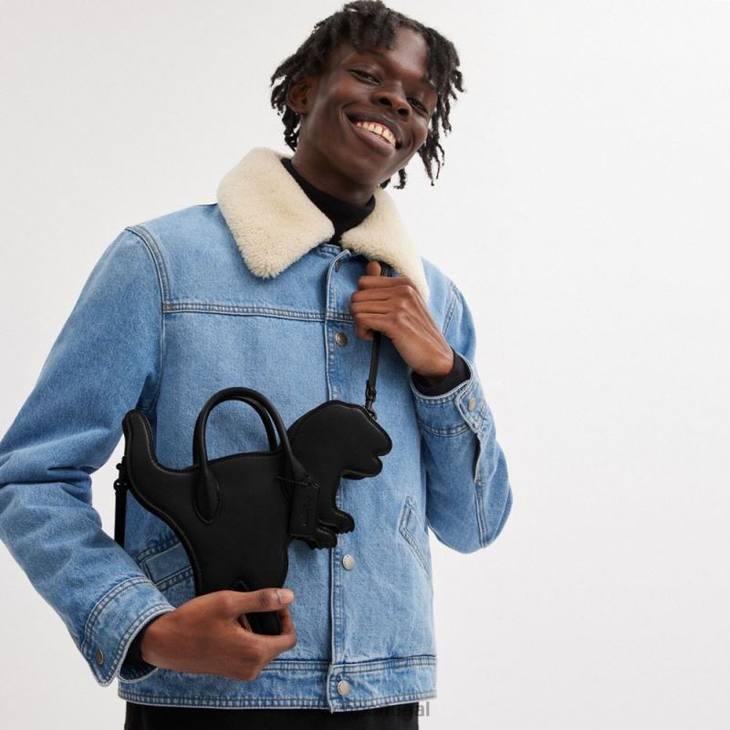 Coach mulheres bolsa rexy mw/preto 6B20P207