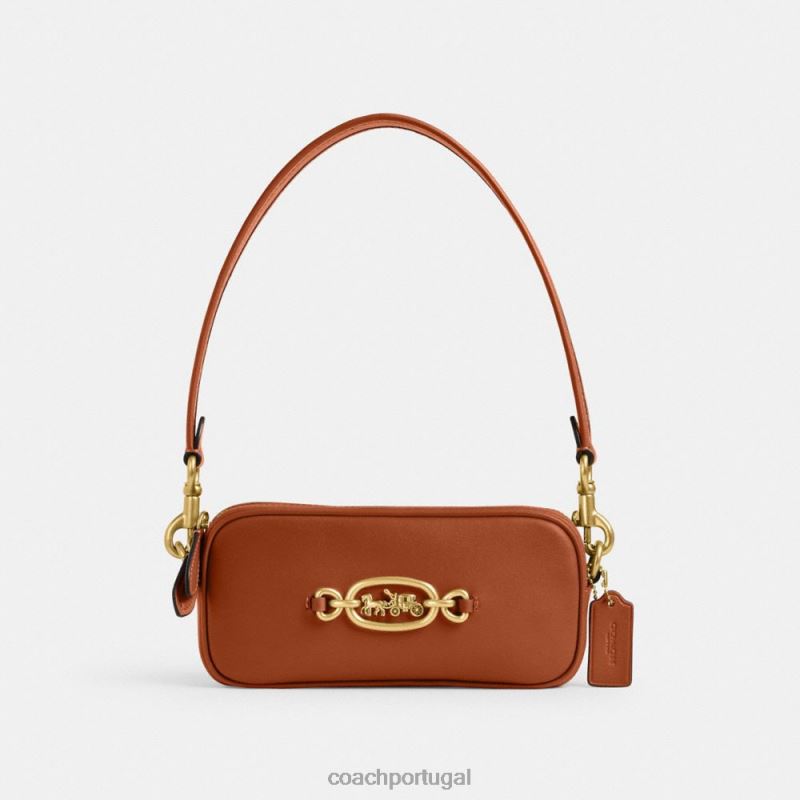 Coach mulheres bolsa tiracolo avery b4/âmbar polido 6B20P217