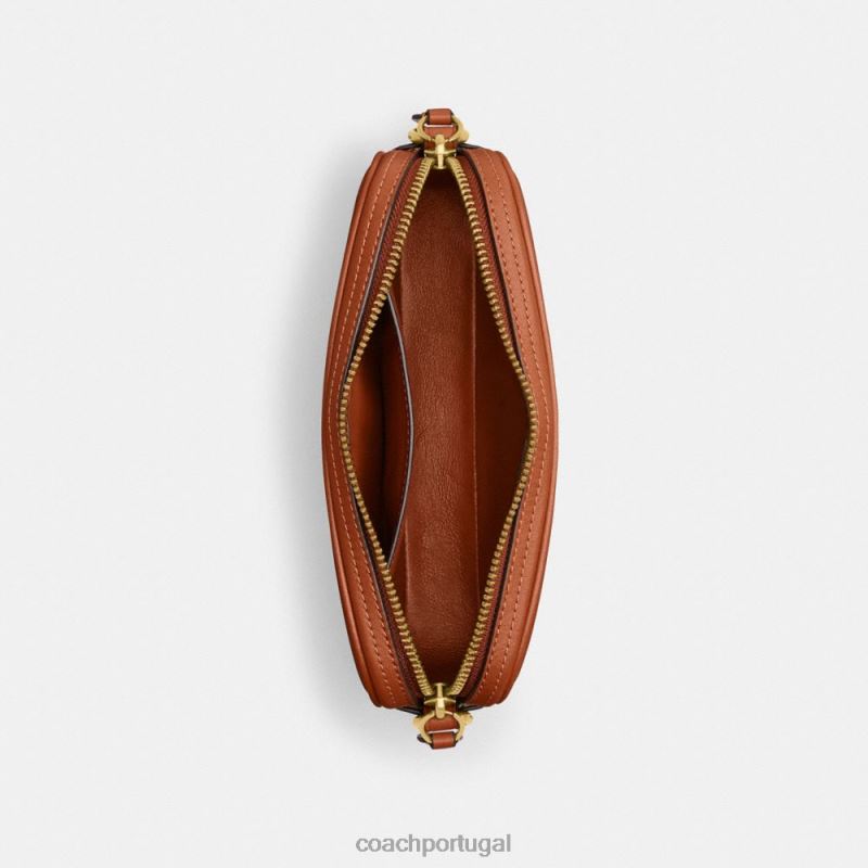 Coach mulheres bolsa tiracolo avery b4/âmbar polido 6B20P217