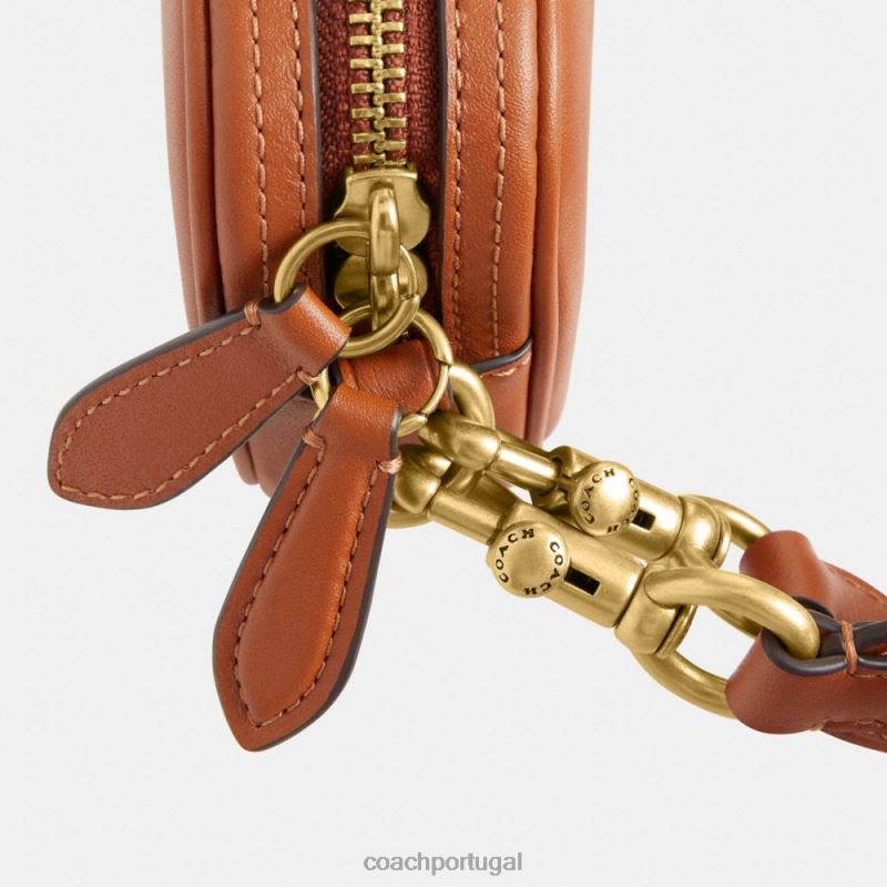 Coach mulheres bolsa tiracolo avery b4/âmbar polido 6B20P217