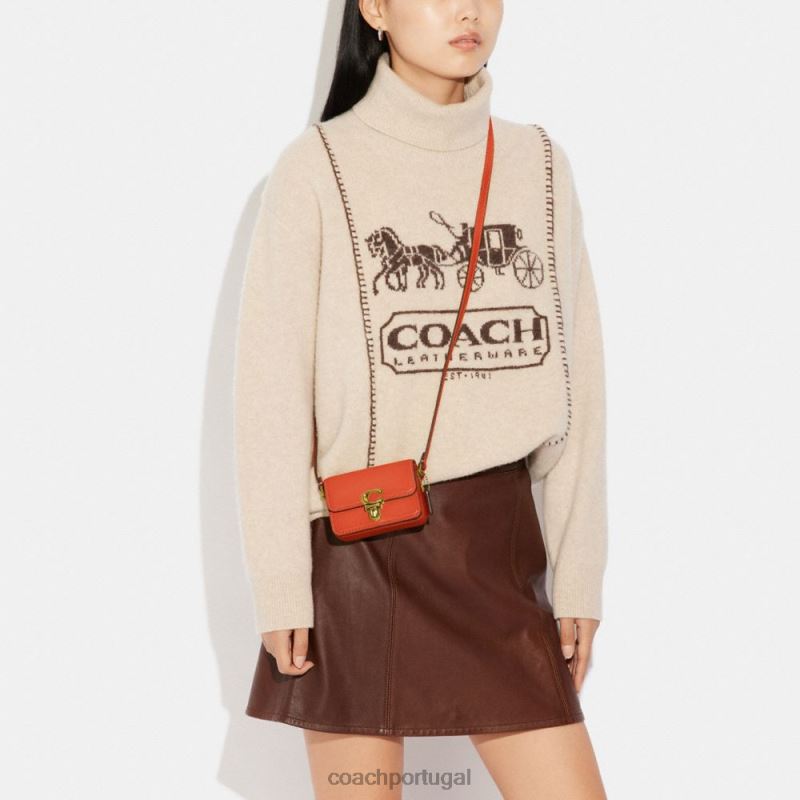 Coach mulheres estúdio 12 b4/laranja sol 6B20P252