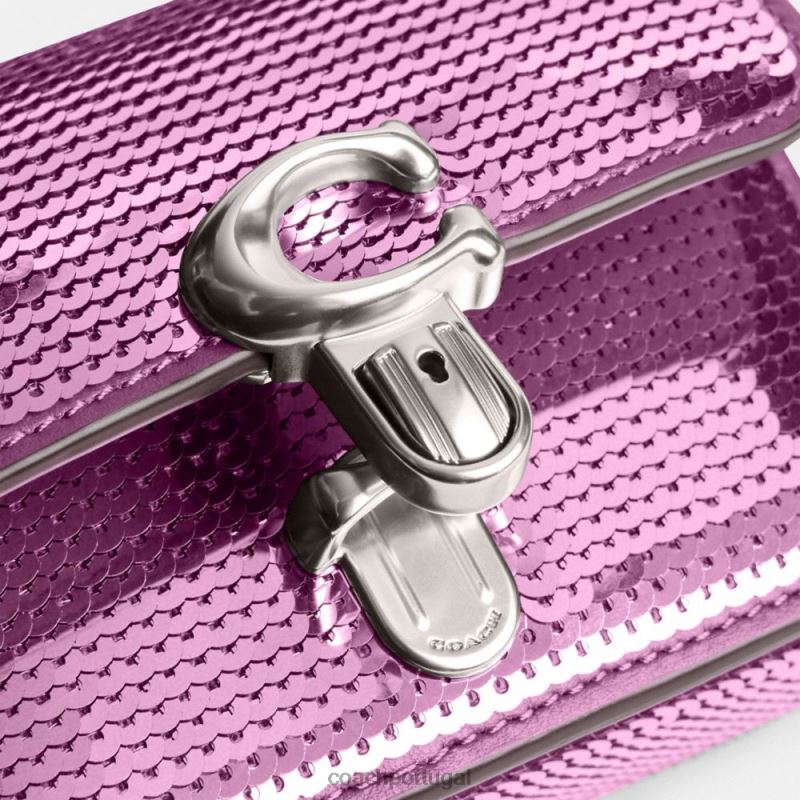 Coach mulheres estúdio 12 com lantejoulas lh/magenta escuro 6B20P225