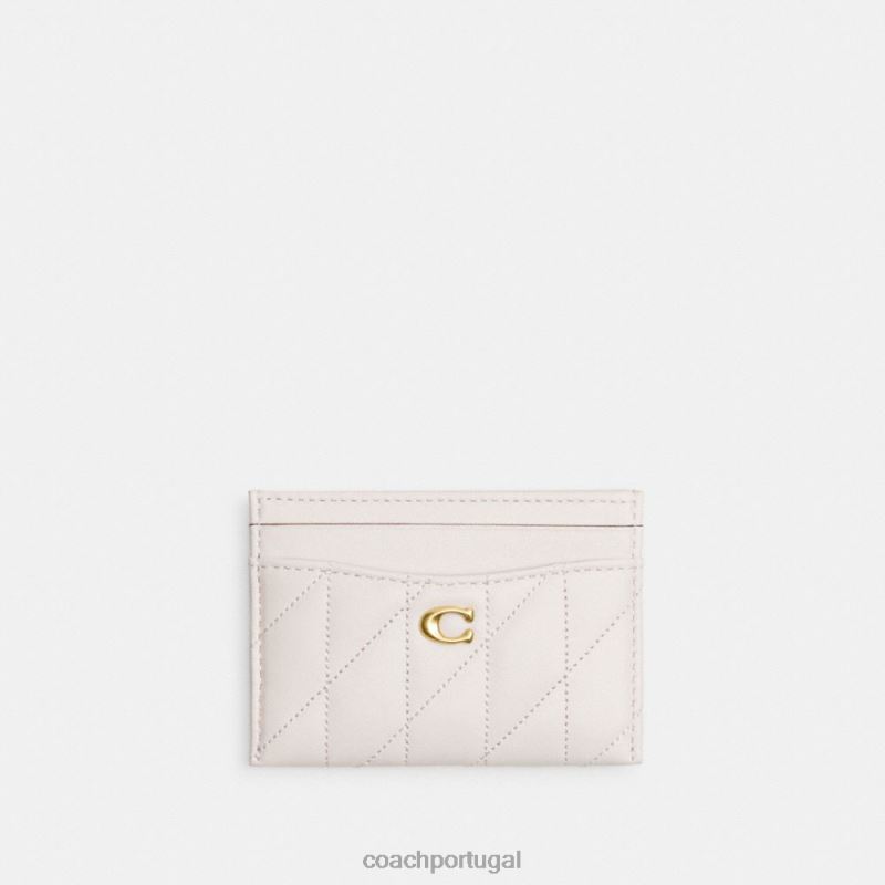 Coach mulheres estojo de cartão com travesseiro acolchoado b4/giz 6B20P377