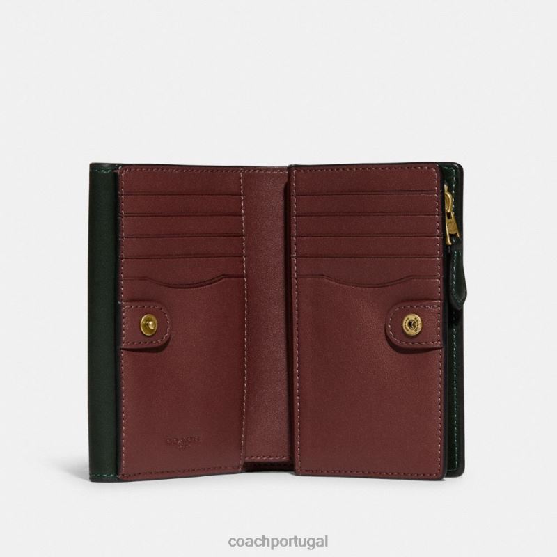 Coach mulheres carteira média de estúdio b4/preto 6B20P341