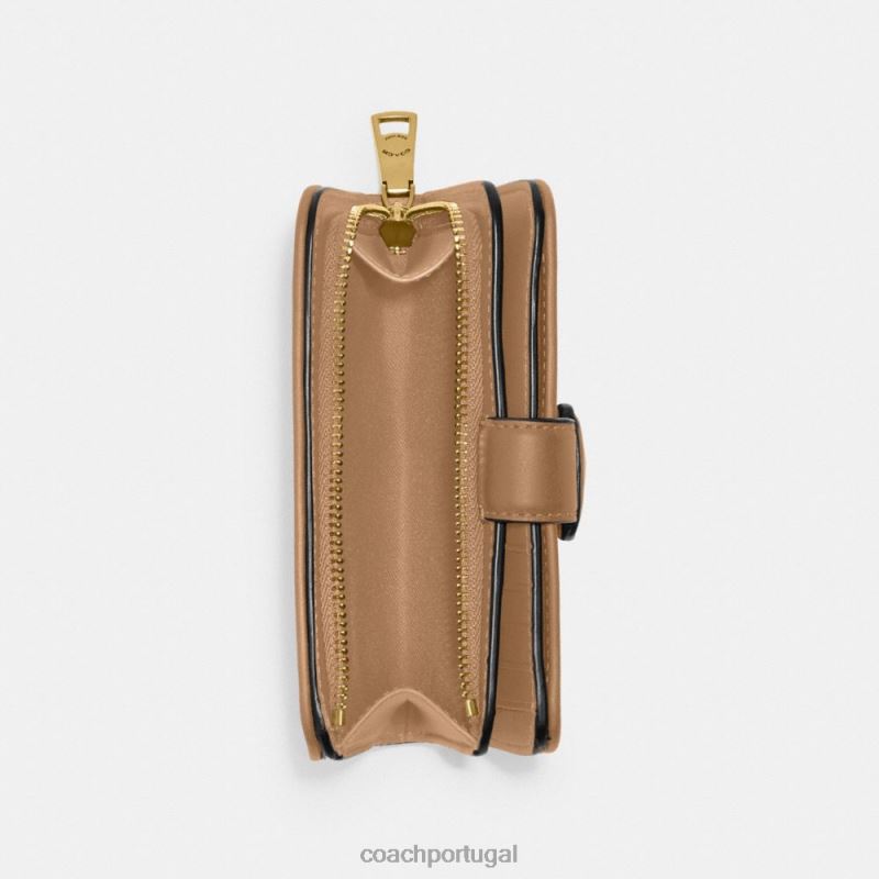 Coach mulheres carteira média tabby b4/caramelo 6B20P332