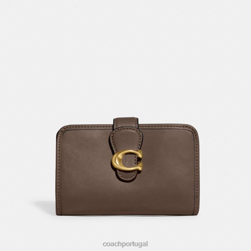 Coach mulheres carteira média tabby b4/pedra escura 6B20P338