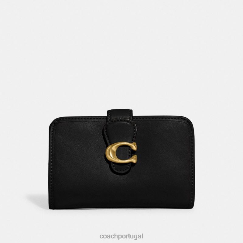 Coach mulheres carteira média tabby b4/preto 6B20P340