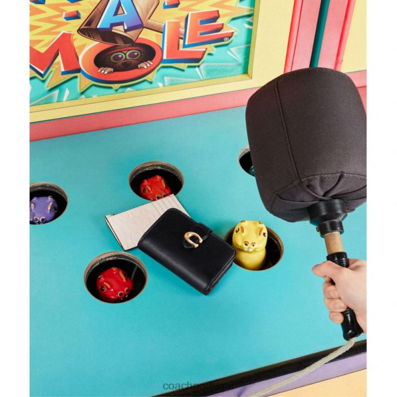 Coach mulheres carteira média tabby b4/preto 6B20P340