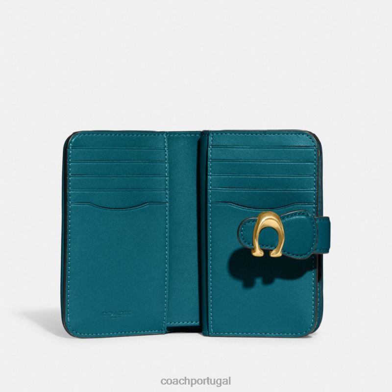 Coach mulheres carteira média tabby b4/turquesa profundo 6B20P339