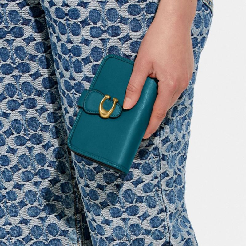 Coach mulheres carteira média tabby b4/turquesa profundo 6B20P339