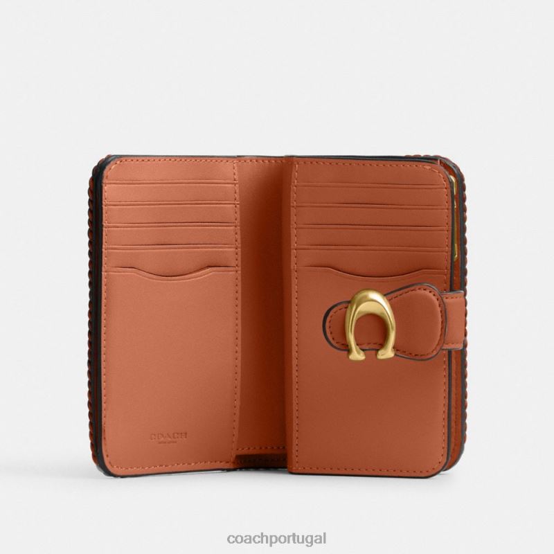 Coach mulheres carteira média tabby com trança b4/âmbar polido 6B20P333