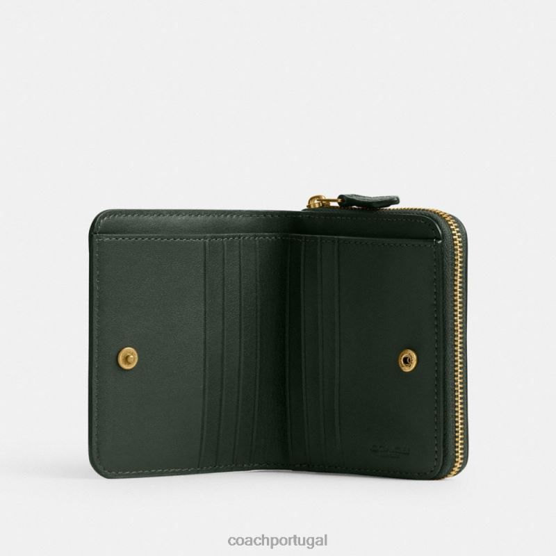 Coach mulheres carteira dobrável b4/amazon verde 6B20P358