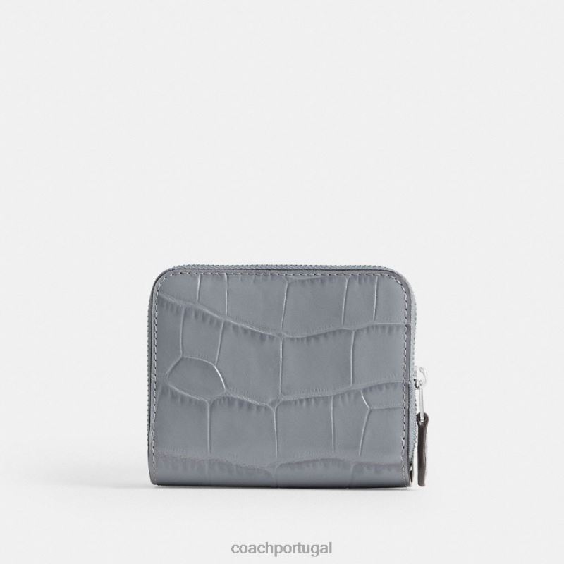 Coach mulheres carteira dobrável lh/cinza azul 6B20P343