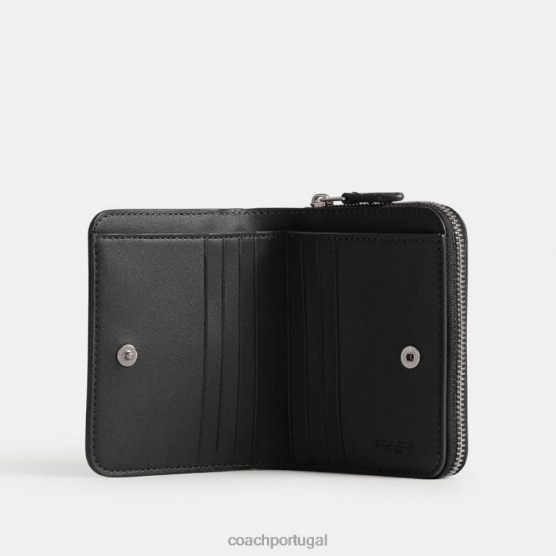 Coach mulheres carteira dobrável lh/preto 6B20P344