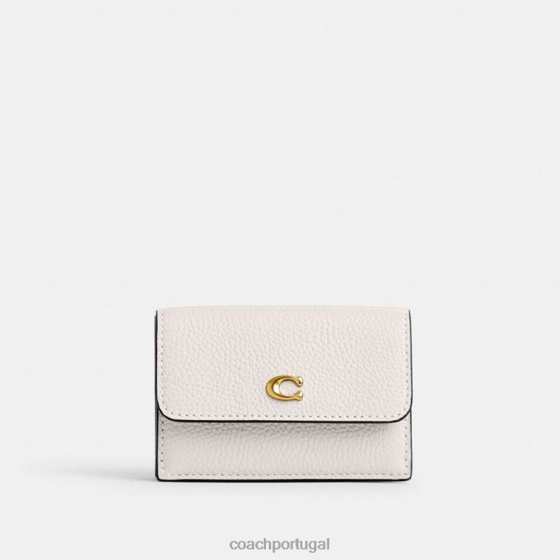Coach mulheres carteira mini trifold essencial b4/giz 6B20P351