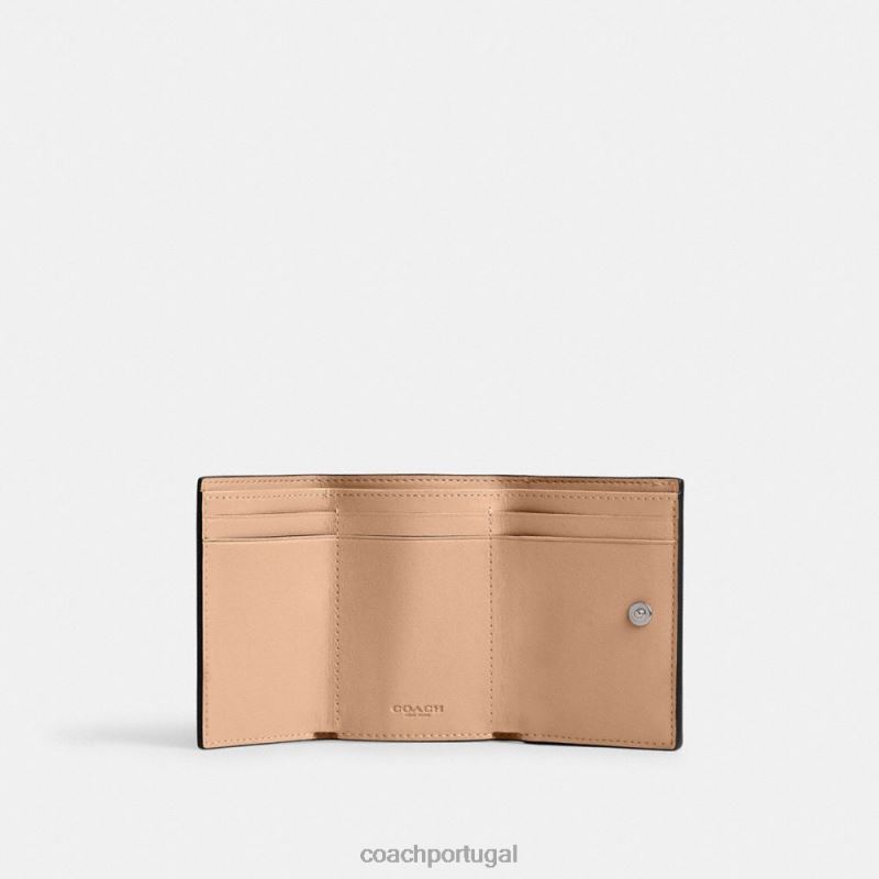 Coach mulheres carteira mini trifold essencial lh/buff 6B20P346