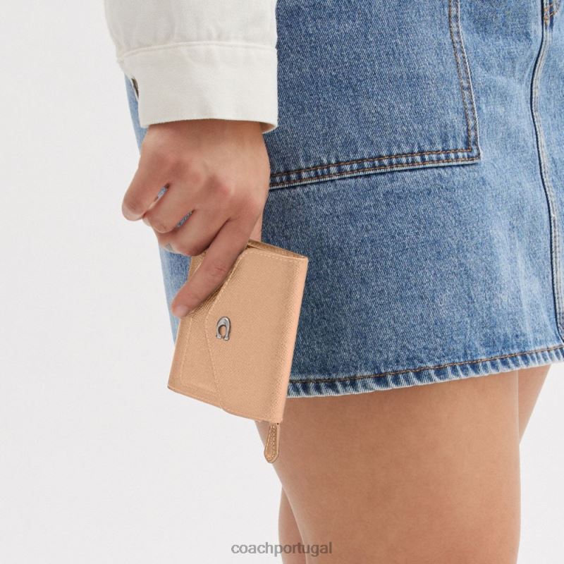 Coach mulheres carteira pequena wyn lh/buff 6B20P345