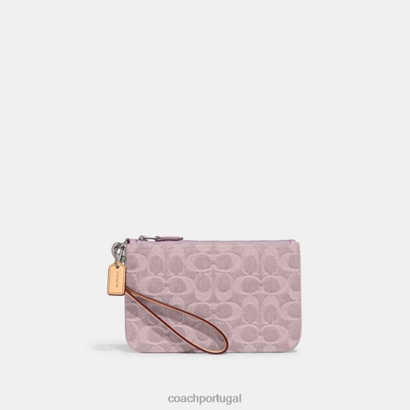 Coach mulheres pulseira pequena em jeans exclusivo lh/roxo claro 6B20P365