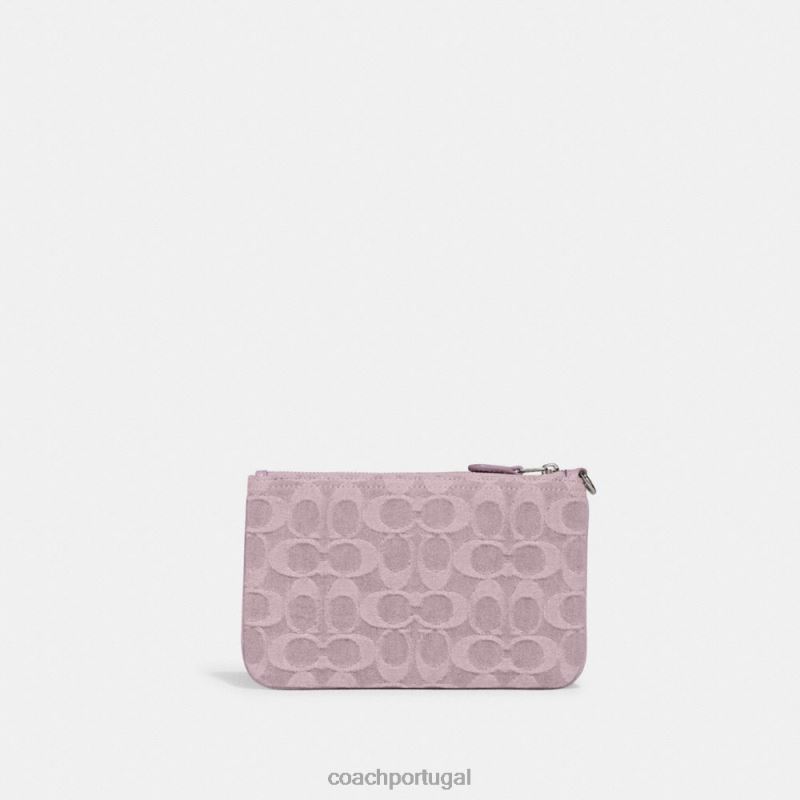 Coach mulheres pulseira pequena em jeans exclusivo lh/roxo claro 6B20P365