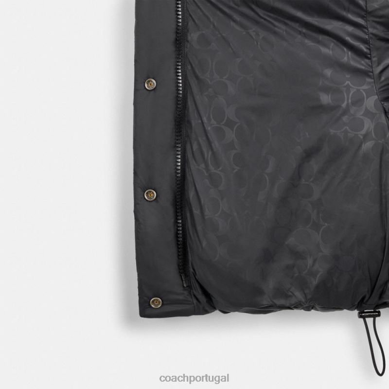 Coach mulheres baiacu cortado preto 6B20P440