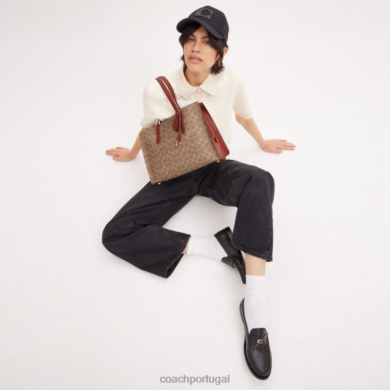 Coach mulheres jolene mocassim preto 6B20P396