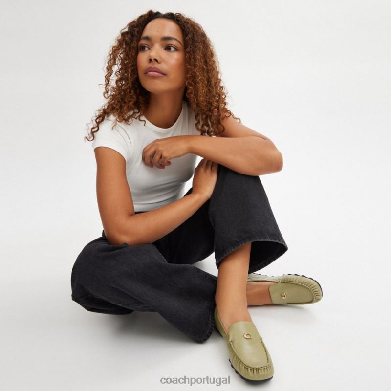 Coach mulheres ronnie mocassim musgo 6B20P393